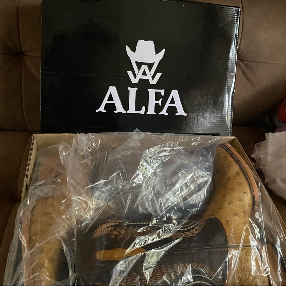 Alfa Brown Cowboy Boots